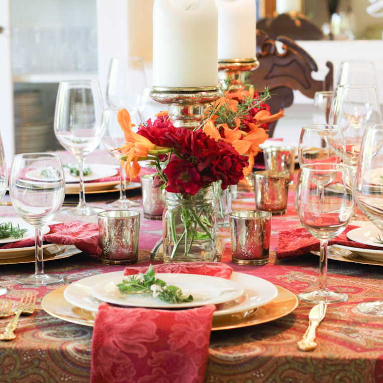 A Father's Day Tablescape - Pizza Elegance at the Last Minute - Mantel ...