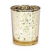 Gold Mercury Glass Votive