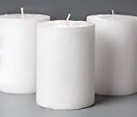White Pillar Candles