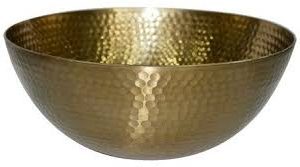 Small Serving Bowl Metal Hammered Gold - Threshold™