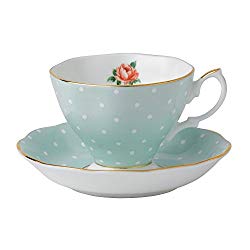 Royal Albert Polka Dot Powder Blue Teacup