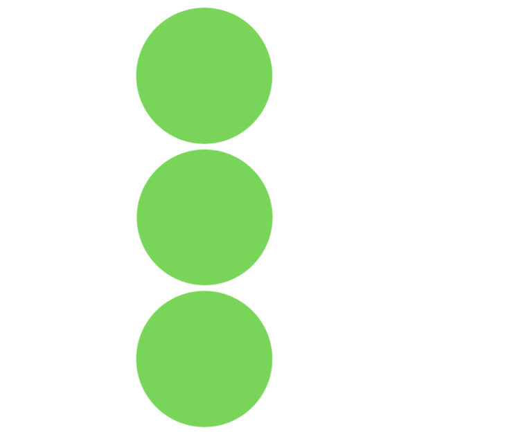 3 stacked green lights