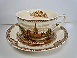 Johnson Brothers Old Britain Castles Brown Teacup & Saucer