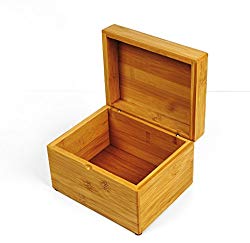 4x6 index card box - Bamboo