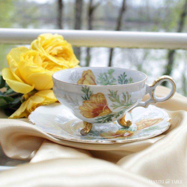 A Yellow Poppy Teacup With A Very Odd Name