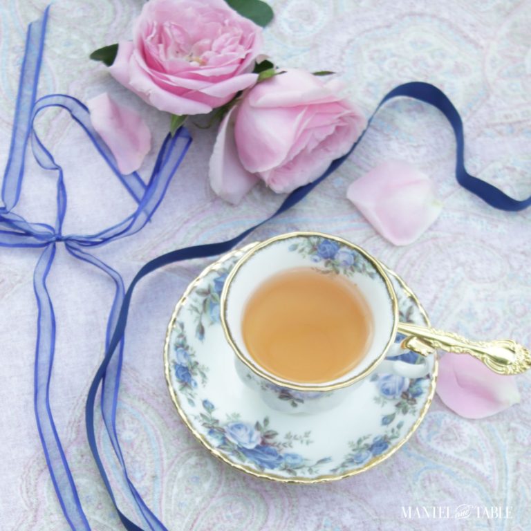 Experimenting With A Teacup Flat Lay