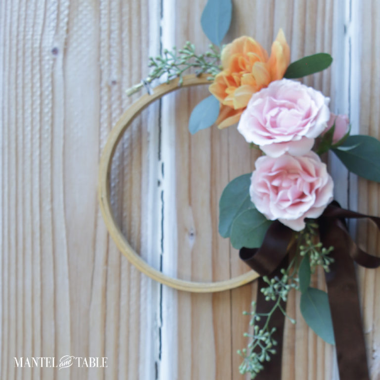 A Tiny Fall Wreath To Beautify Your Door