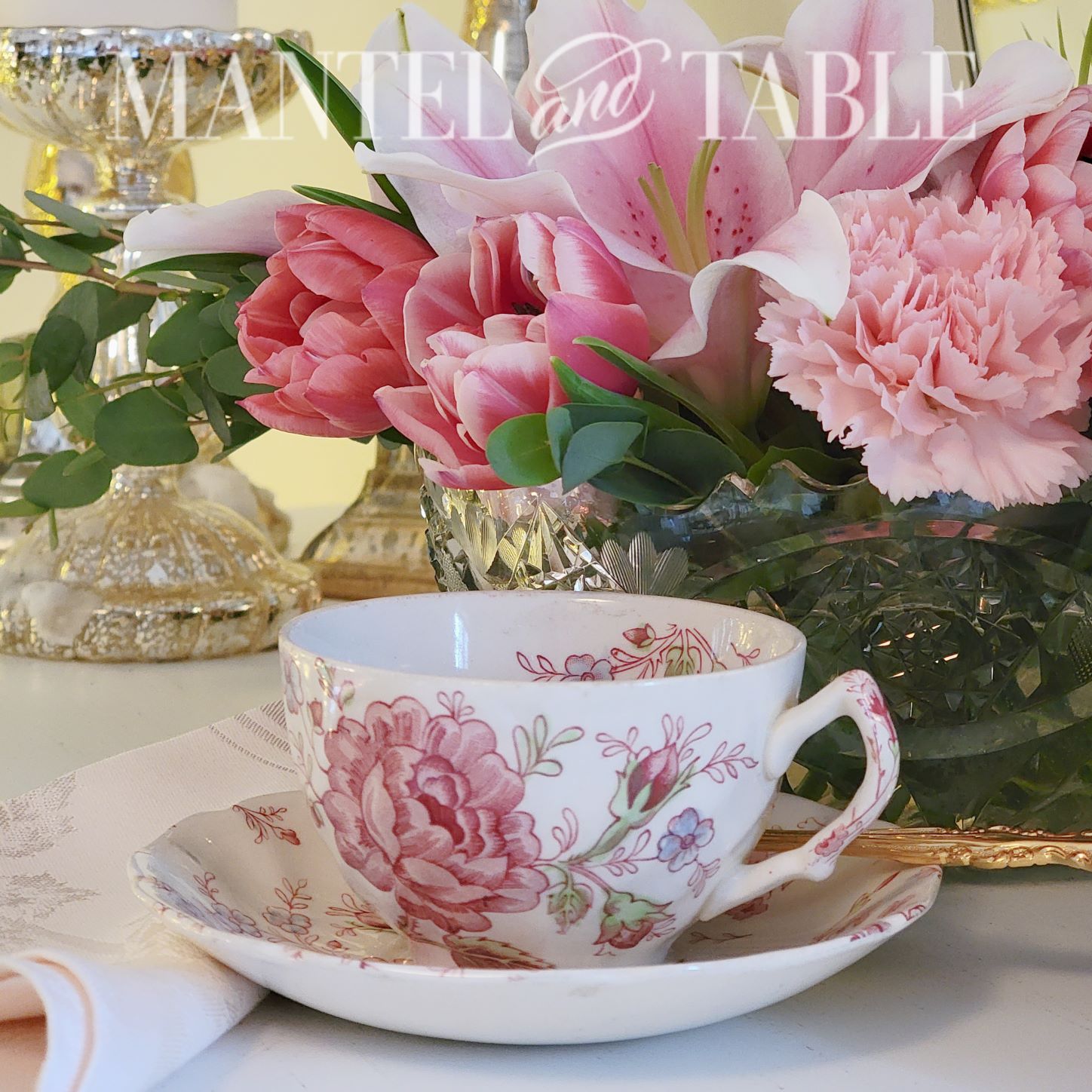 How To Love a Beautiful Rose Chintz Teacup