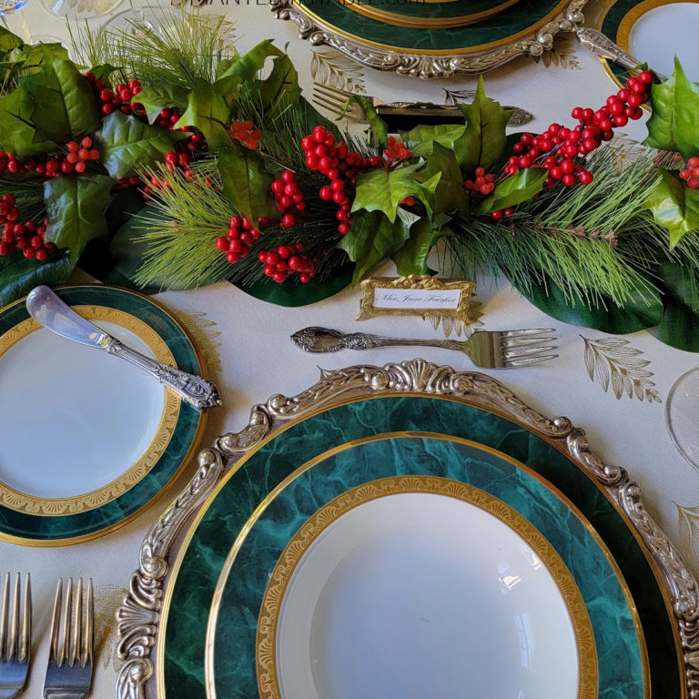 How do you win a really fabulous prize at the table setting competition?
