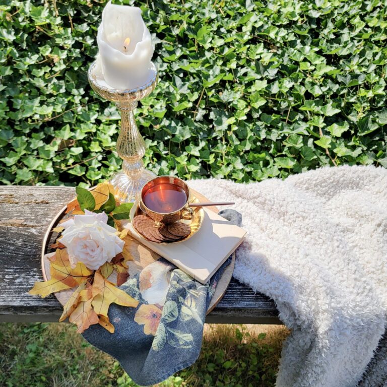 How to Create a Beautiful Cozy Fall Tea Tray
