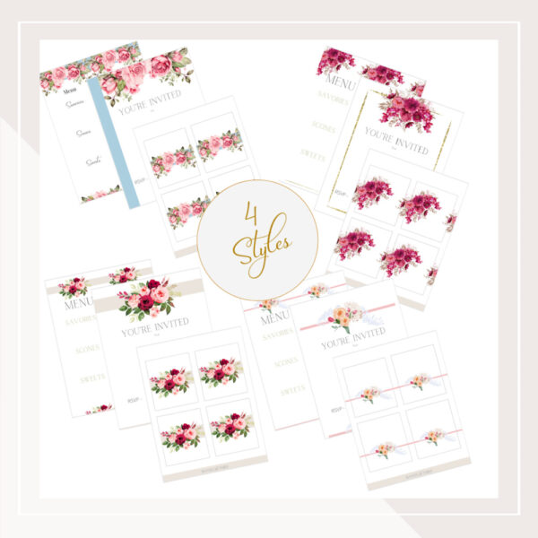 Perfect Tea Party Printables