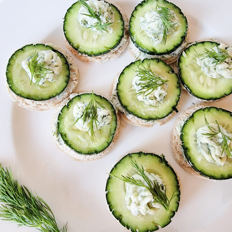 Easy Cucumber Sandwiches with Dill To Make Your Tea Party Delicious