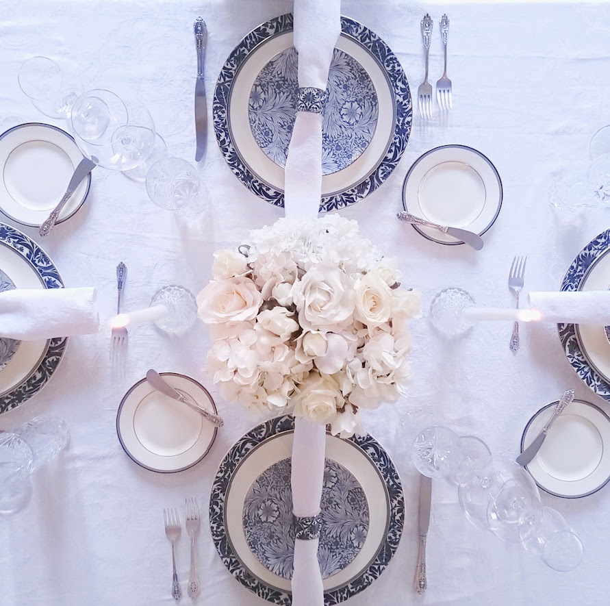 Blue and White China Elegance for your Beautiful Formal Tablescape